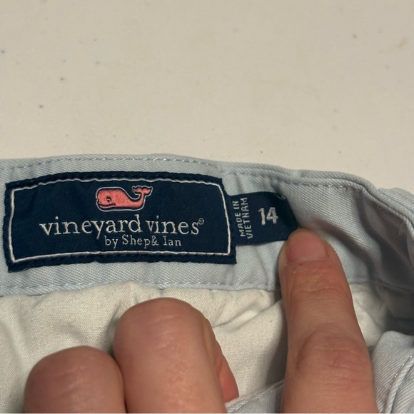 Vineyard Vines Boys size 14 Light Blue Flat Front Shorts - Picture 5 of 11